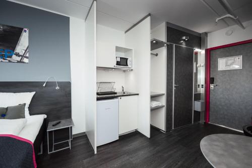 Apartamento Doble del hotel Cabinn Copenhagen. Foto 1