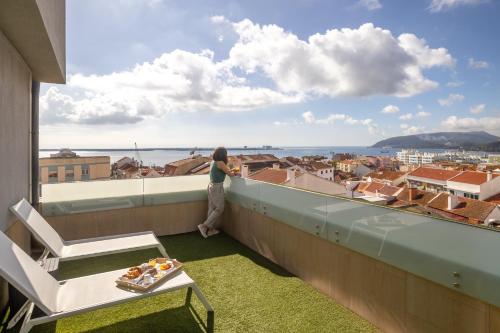 Habitación Doble con Terraza del hotel Cristal Setubal. Foto 1