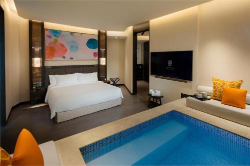 Suite Sanctuary del hotel Banyan Tree Kuala Lumpur. Foto 1