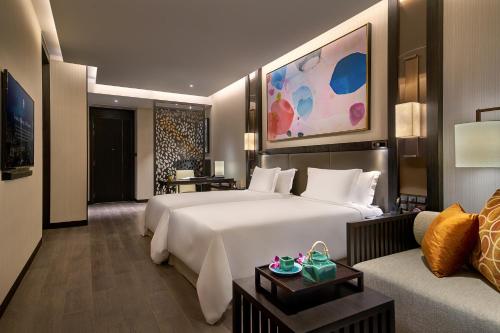 Retiro Sky de diseño con 2 camas individuales del hotel Banyan Tree Kuala Lumpur