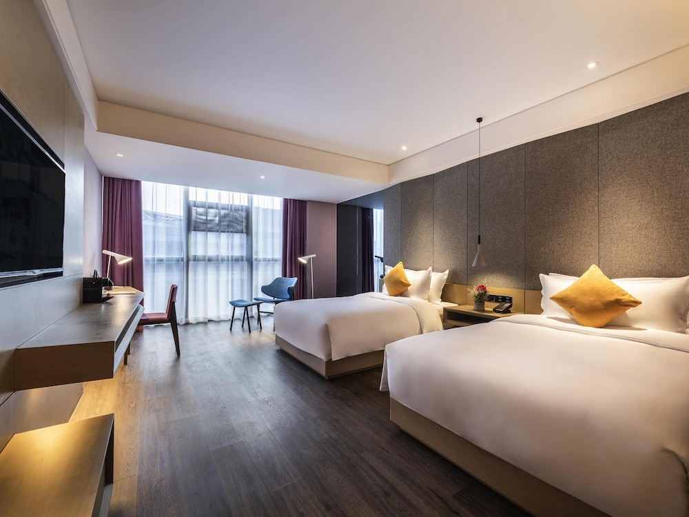 Privilege, Habitación, 2 camas individuales del hotel Mercure Suzhou Downtown. Foto 6