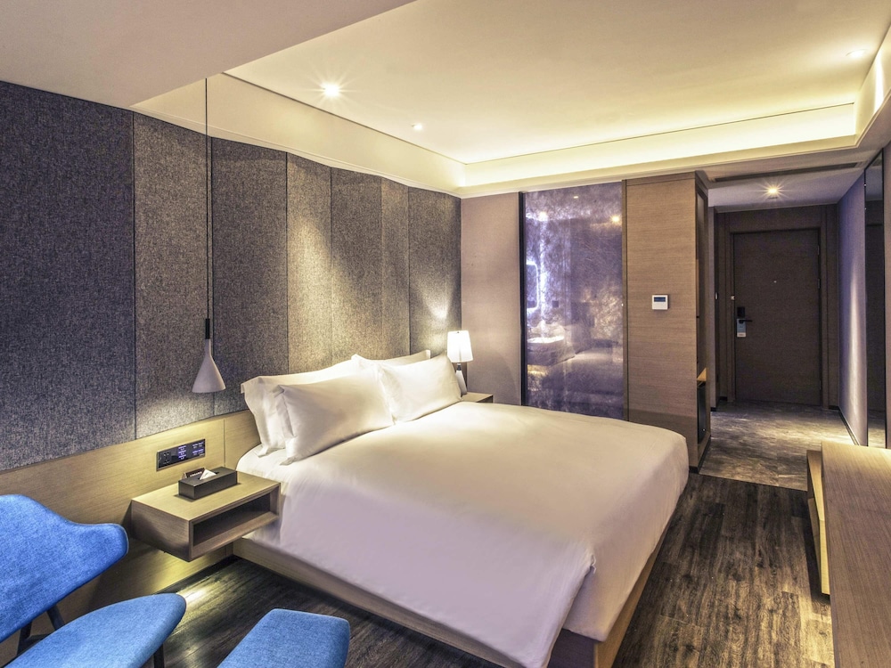 Habitación superior, 1 cama de matrimonio grande del hotel Mercure Suzhou Downtown