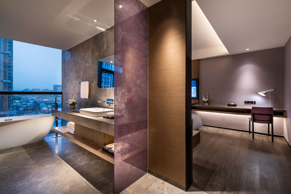 Habitación superior, 2 camas individuales del hotel Mercure Suzhou Downtown. Foto 3