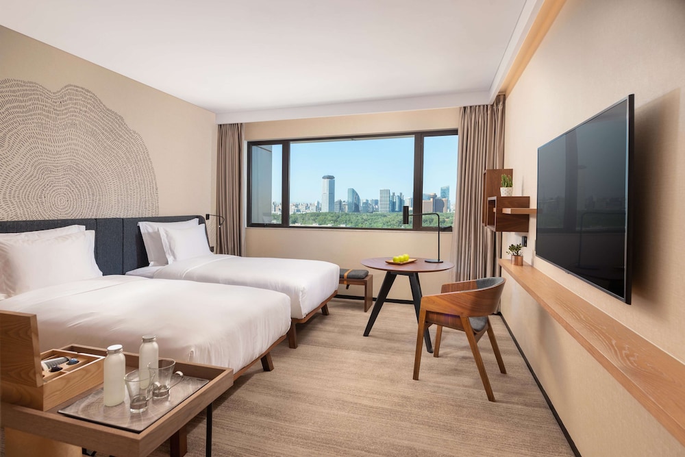 2 camas individuales, Deluxe del hotel BEI Zhaolong Hotel, JdV by Hyatt