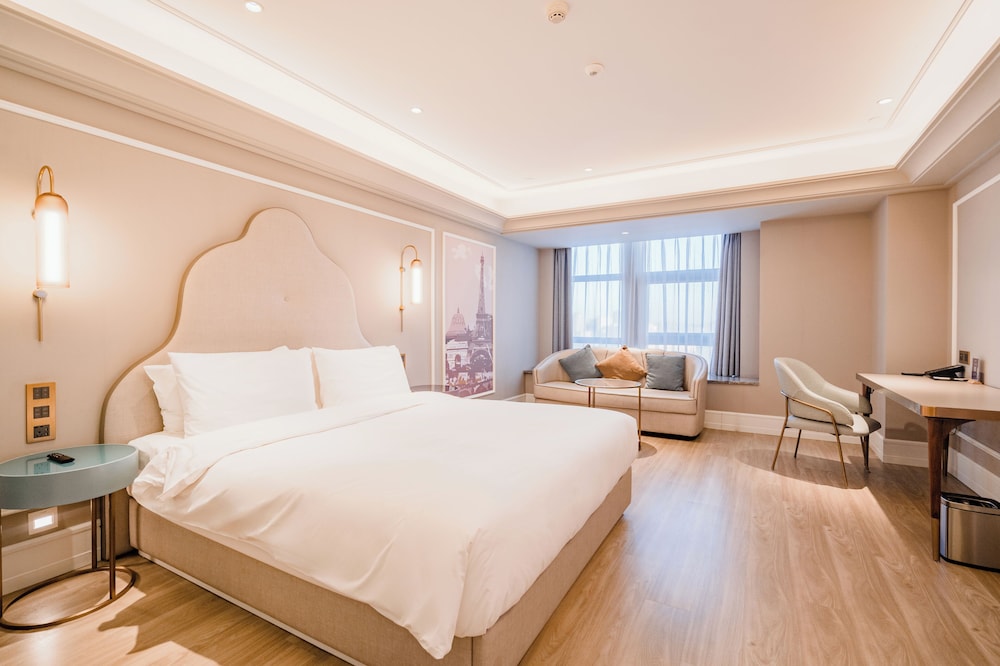 Habitación estándar, 1 cama de matrimonio grande del hotel Mercure Hohhot Downtown. Foto 1