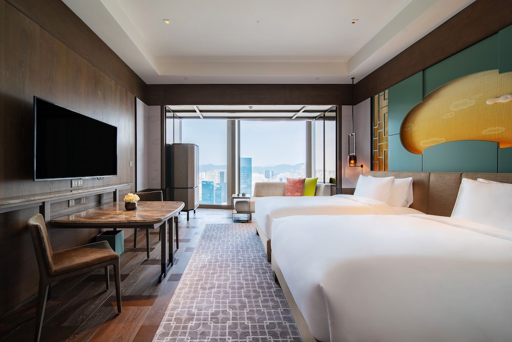 2 Camas Gemelas, Vistas a la Ciudad del hotel Park Hyatt Shenzhen. Foto 1