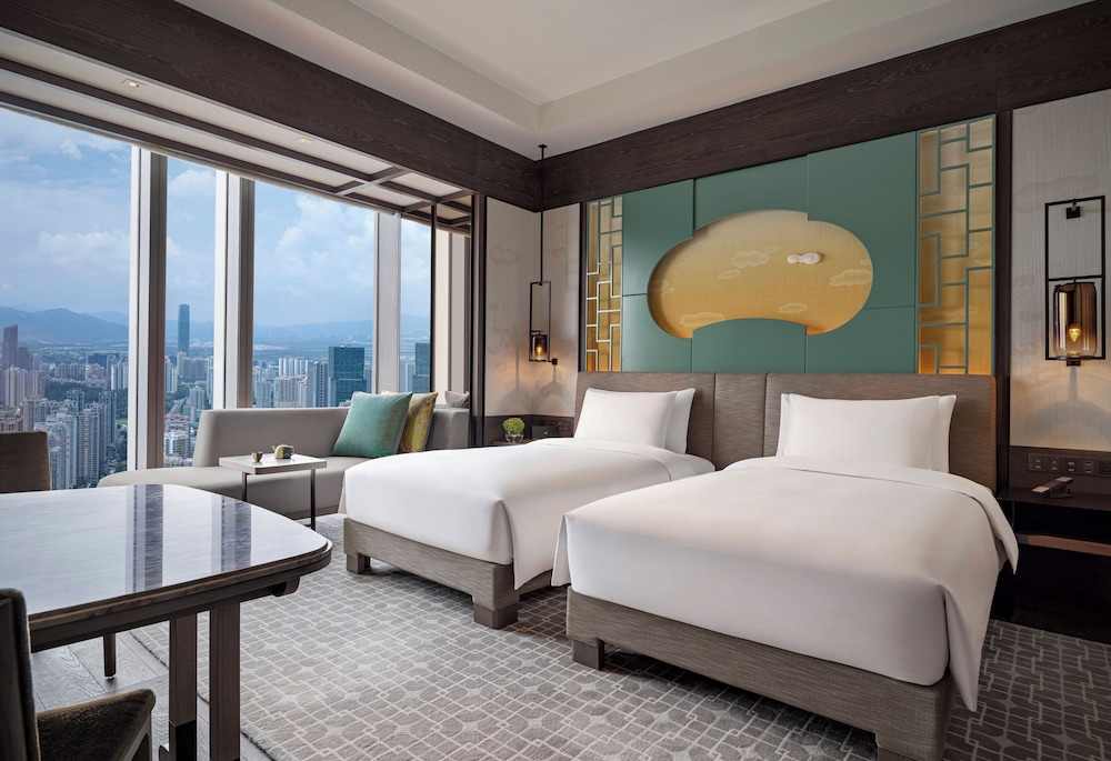 2 Camas Gemelas, Vistas a la Ciudad del hotel Park Hyatt Shenzhen. Foto 3