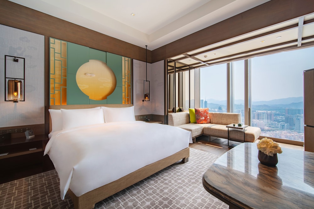 1 cama King, vistas a la ciudad del hotel Park Hyatt Shenzhen