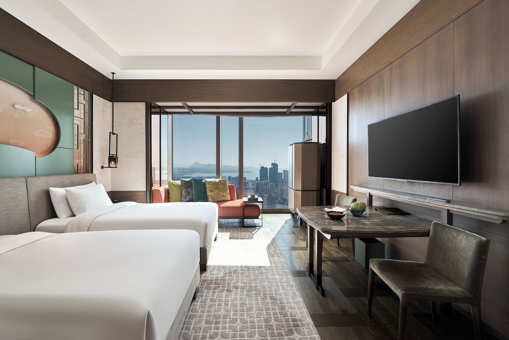 2 Camas Gemelas, Vistas al Horizonte del hotel Park Hyatt Shenzhen. Foto 3