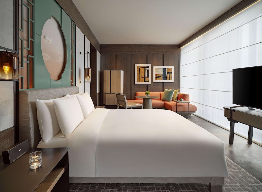 1 cama king, Deluxe del hotel Park Hyatt Shenzhen. Foto 1