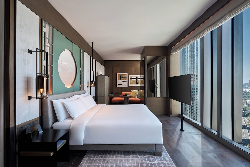 1 Cama King del hotel Park Hyatt Shenzhen. Foto 5