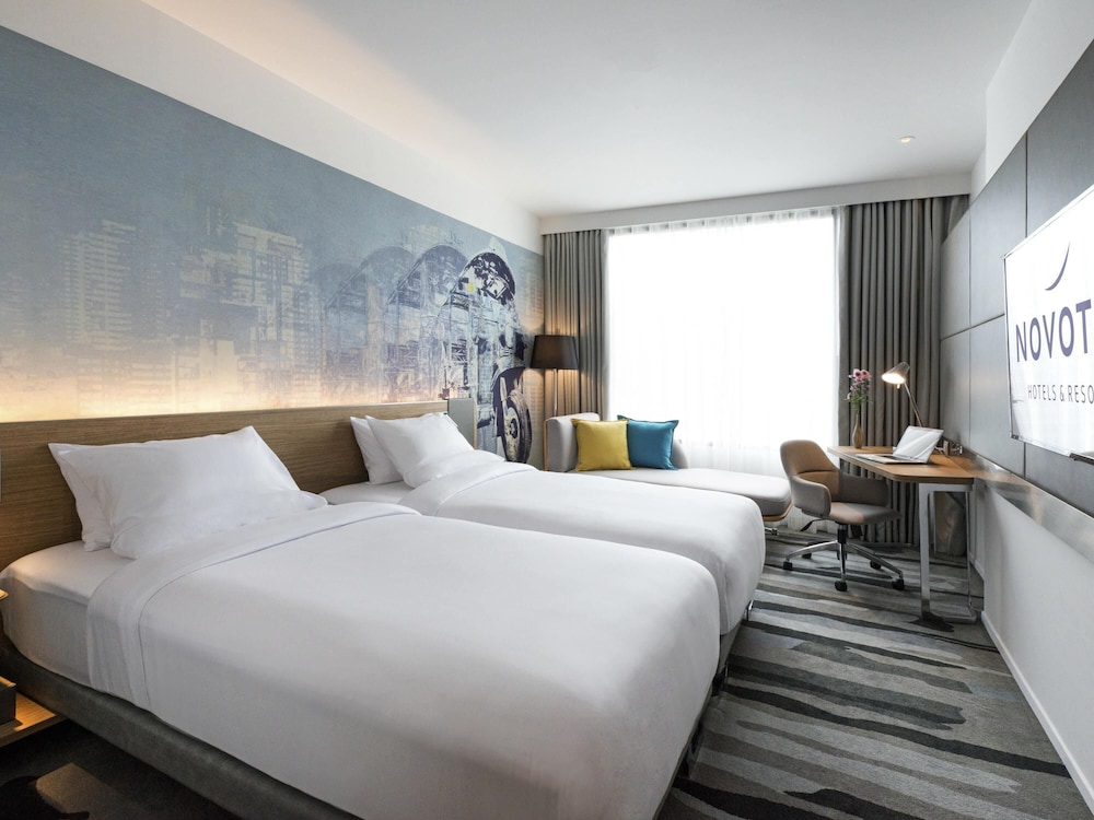 Habitación Deluxe con 2 camas individuales del hotel Novotel Bangkok Sukhumvit 4