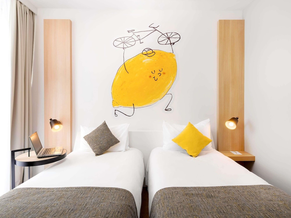 Habitación de Diseño con 2 camas individuales del hotel Ibis Styles Budapest City