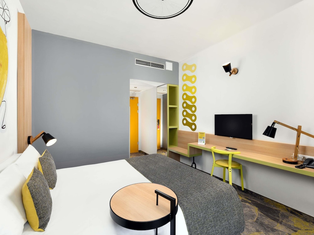 Habitación de diseño con 1 cama doble del hotel Ibis Styles Budapest City