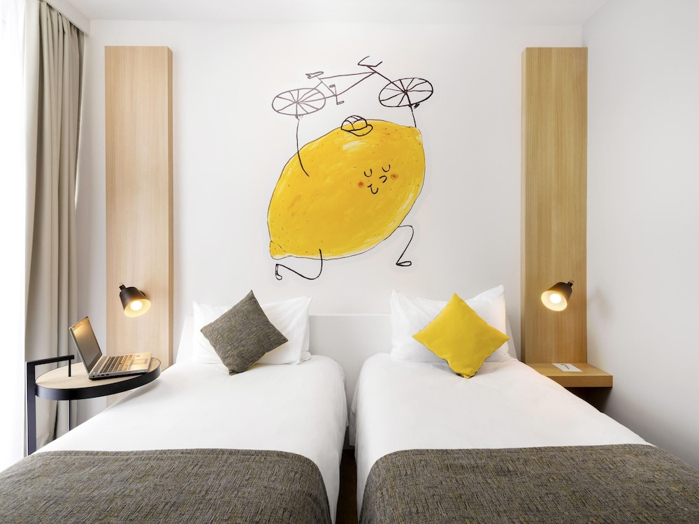 Habitación de Diseño con 2 camas individuales del hotel Ibis Styles Budapest City