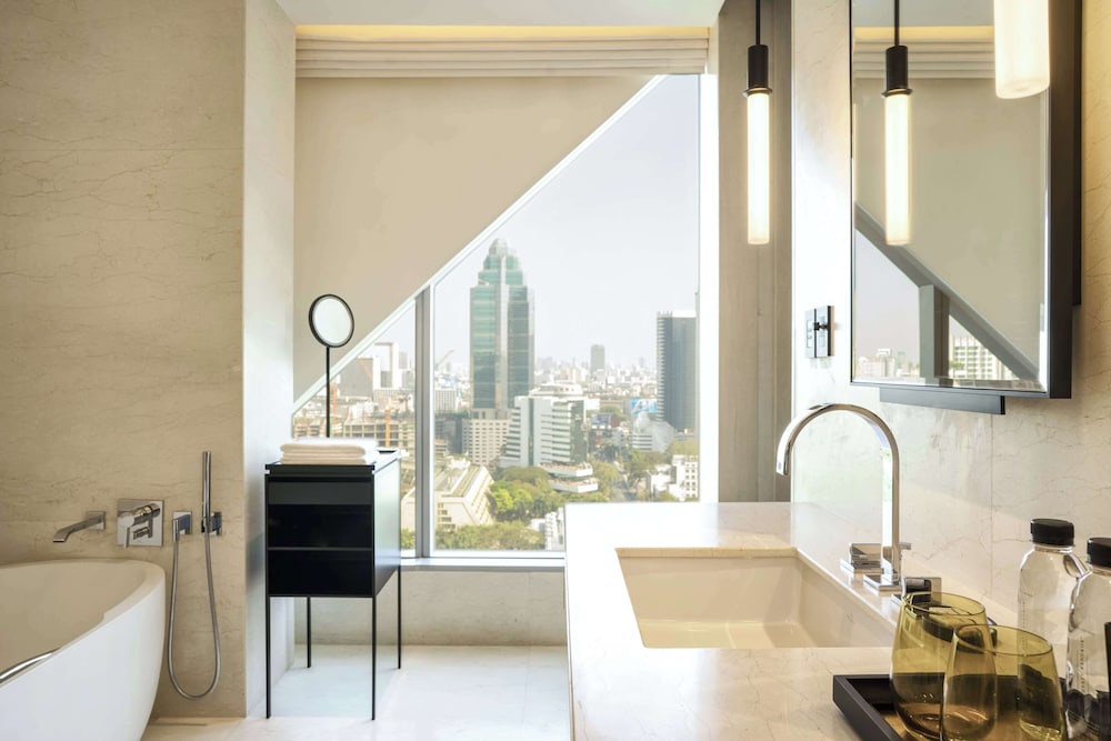 2 camas gemelas del hotel Park Hyatt Bangkok. Foto 2