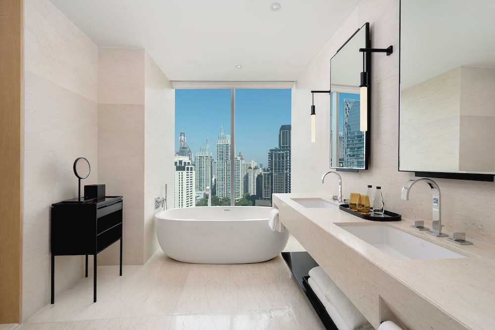 2 camas gemelas del hotel Park Hyatt Bangkok. Foto 6