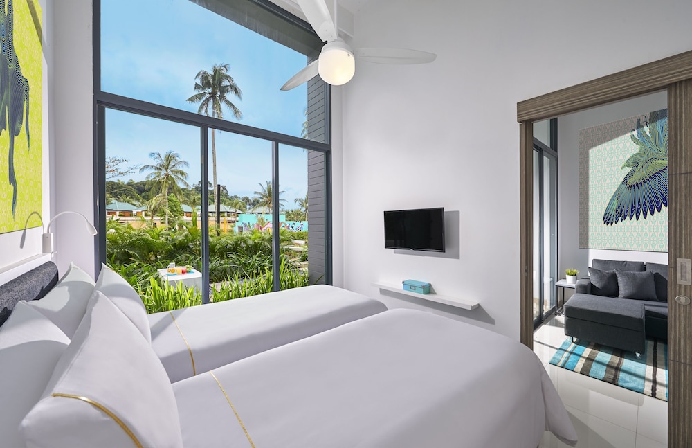 Suite Twin con Vistas al Jardín y Una Dormitorio del hotel Cassia Bintan