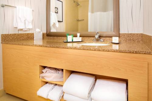 Habitación adaptada para personas con discapacidad/discapacidad auditiva y equipada con bañera - Cama extragrande del hotel Hilton Los Angeles Airport. Foto 1