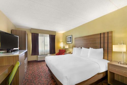 Habitación con cama extragrande y ducha a ras de suelo - Adaptada para personas de movilidad reducida/No fumadores del hotel Best Western Marketplace Inn