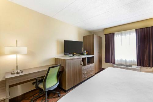 Habitación con cama extragrande y ducha a ras de suelo - Adaptada para personas de movilidad reducida/No fumadores del hotel Best Western Marketplace Inn. Foto 3