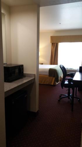 Habitación - 2 camas grandes - Adaptada para personas con movilidad reducida - No fumadores del hotel Holiday Inn Express Syracuse-Fairgrounds. Foto 7