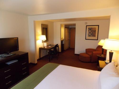Suite con cama extragrande del hotel Holiday Inn Express Syracuse-Fairgrounds. Foto 6
