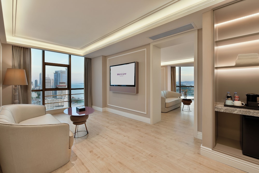 Privilege, Habitación, 2 camas individuales del hotel Mercure Xiamen On The Bund. Foto 7