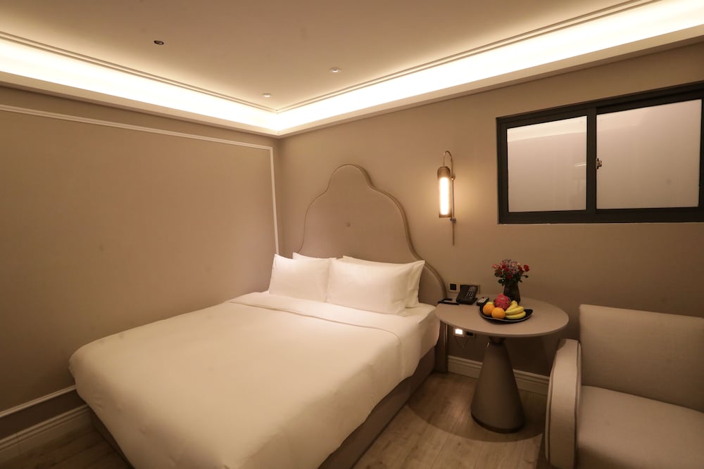 Habitación estándar, 1 cama de matrimonio grande del hotel Mercure Xiamen On The Bund. Foto 3