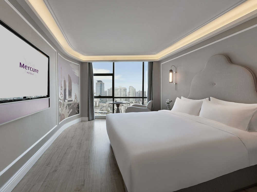 Habitación superior, 1 cama de matrimonio grande del hotel Mercure Xiamen On The Bund