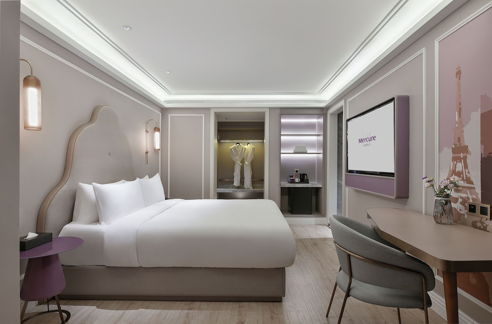 Habitación doble Lujo 1 Cama king Vista Bahía Normal del hotel Mercure Xiamen On The Bund. Foto 5