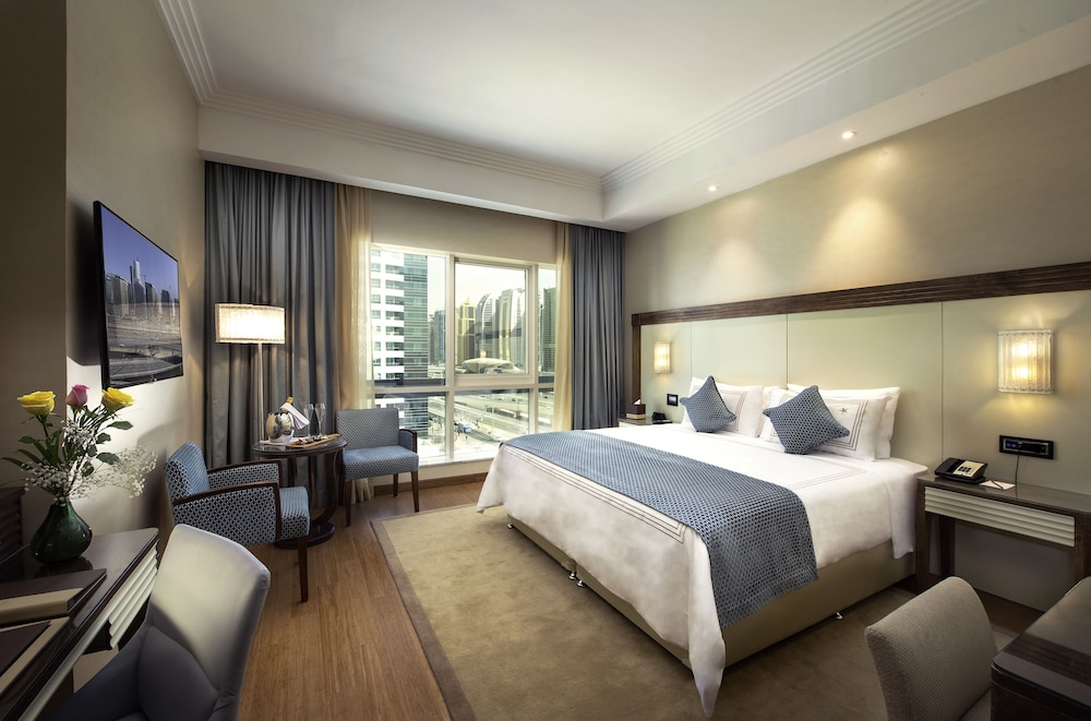 Habitación Deluxe, 1 cama de matrimonio grande, vistas a la ciudad del hotel Stella Di Mare Dubai Marina