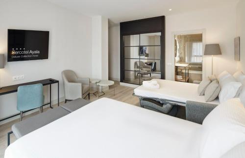 Habitación Doble Superior del hotel Sercotel Ayala Bilbao. Foto 1