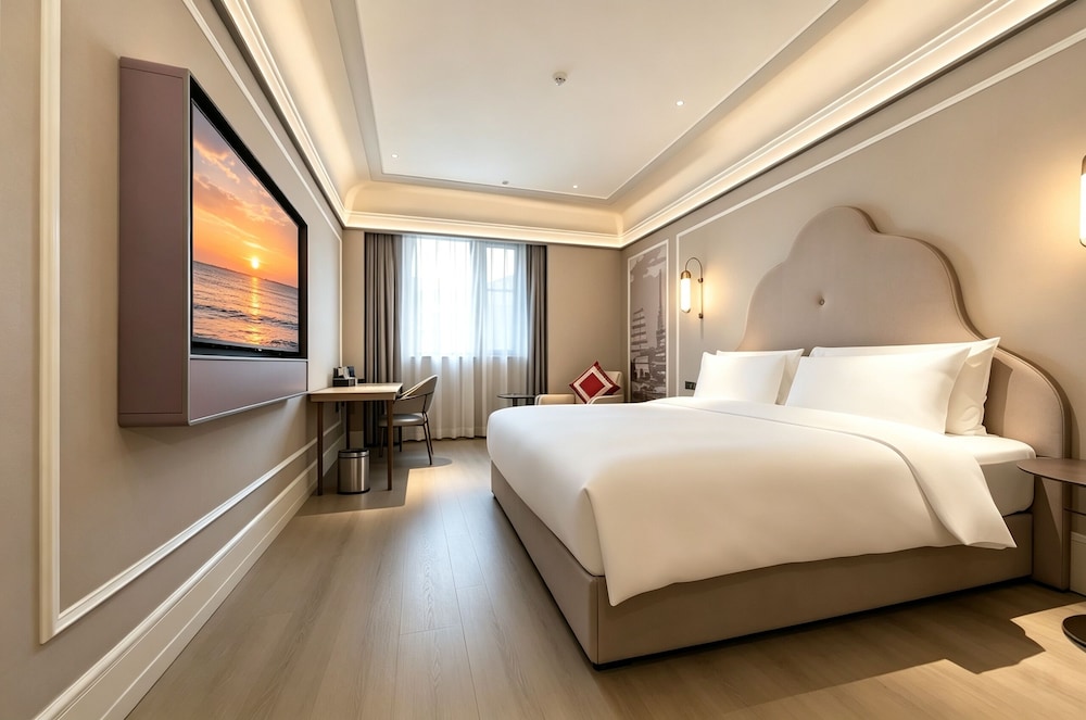 Habitación estándar con 1 cama king size del hotel Mercure Xian Dayan Pagoda. Foto 6