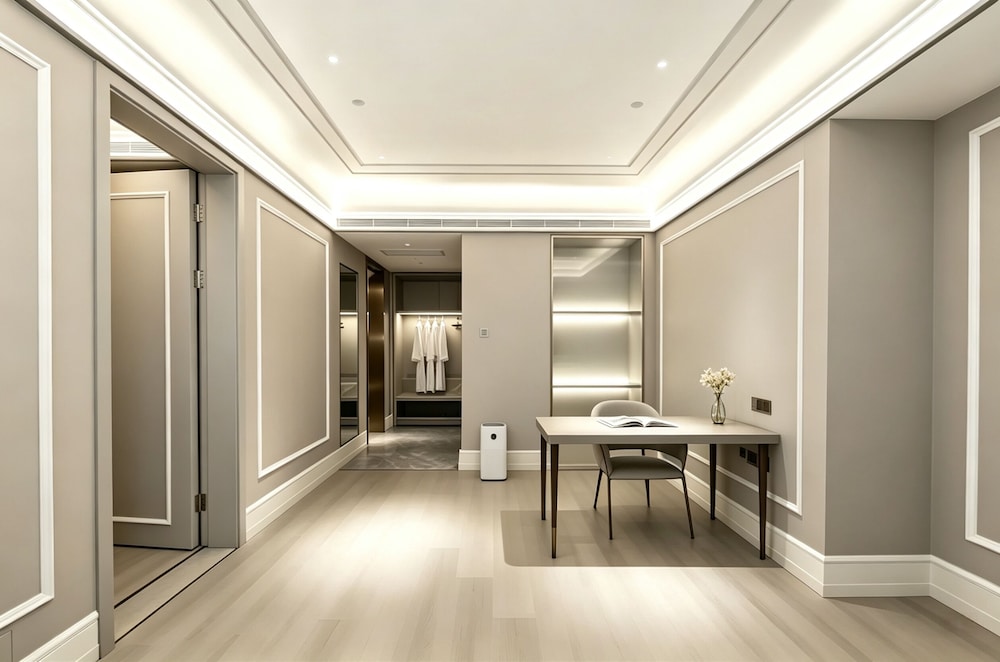 Suite Deluxe con 1 cama King Size del hotel Mercure Xian Dayan Pagoda. Foto 16