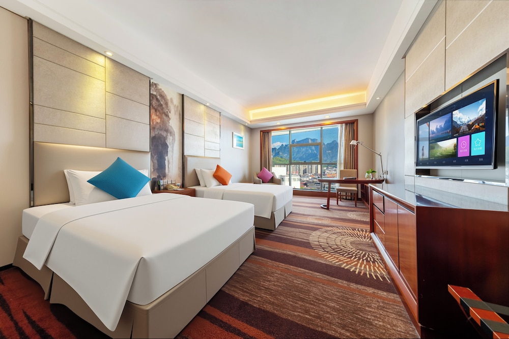 Habitación Premium Doble del hotel Zhangjiajie Huatian. Foto 3