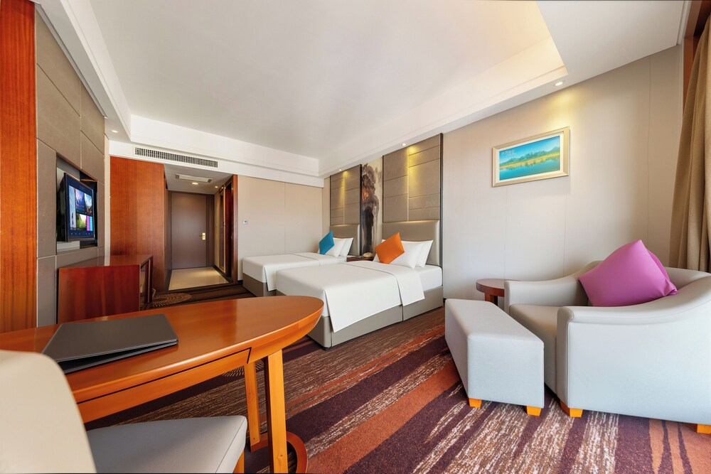 Habitación Premium Doble del hotel Zhangjiajie Huatian. Foto 5