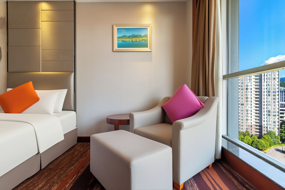 Habitación Premium Doble del hotel Zhangjiajie Huatian. Foto 7