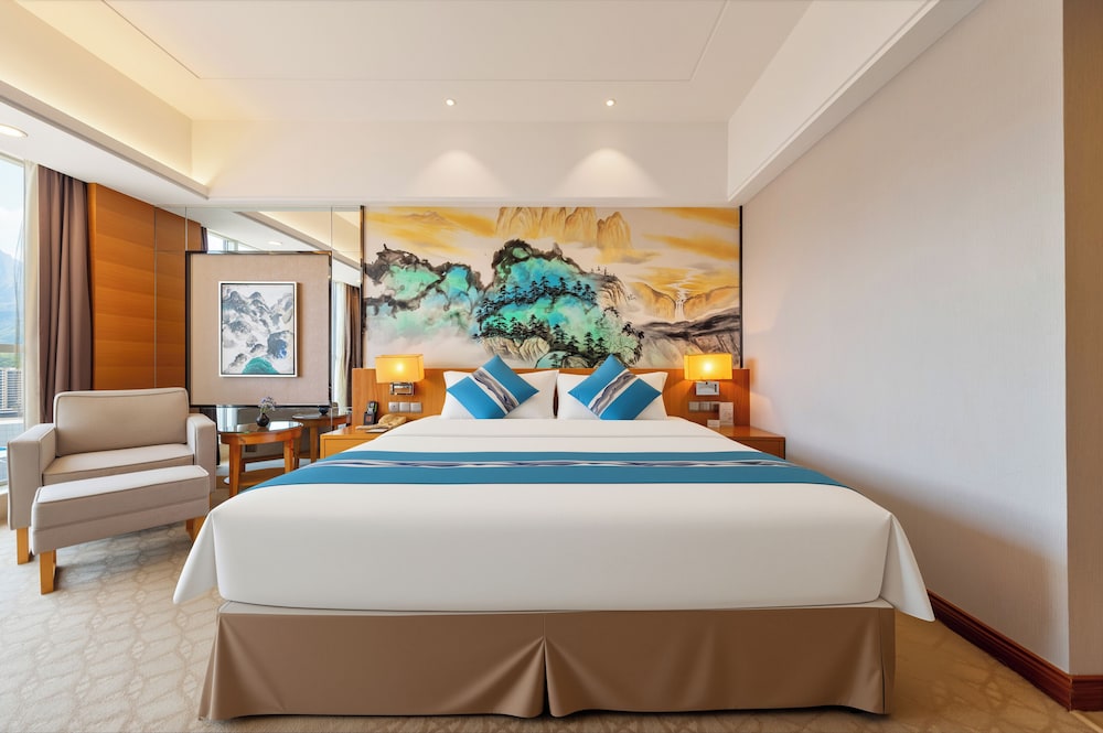 Habitación Individual Premium del hotel Zhangjiajie Huatian. Foto 1