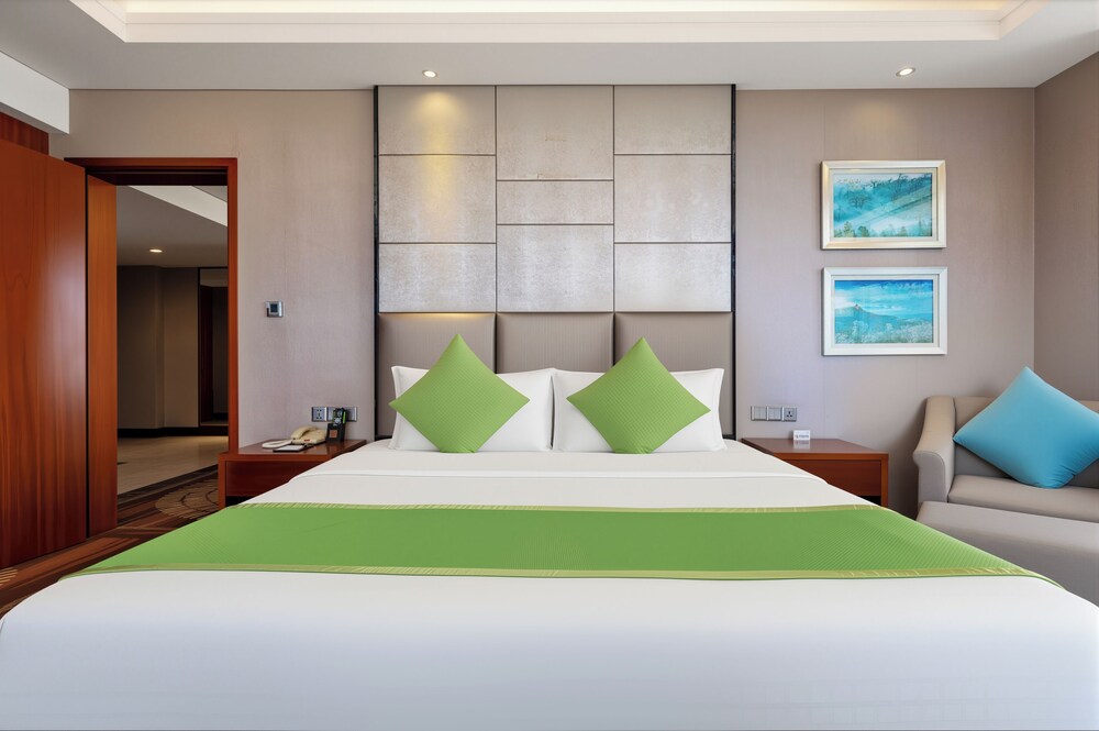 Suite Premium del hotel Zhangjiajie Huatian. Foto 3