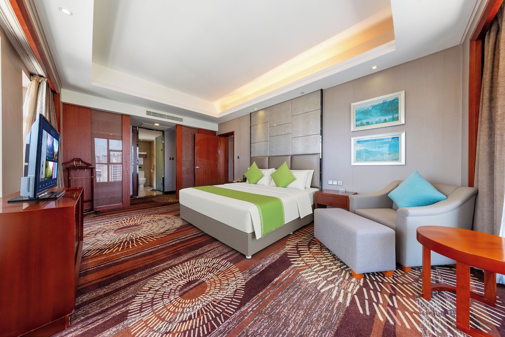 Suite Premium del hotel Zhangjiajie Huatian. Foto 4