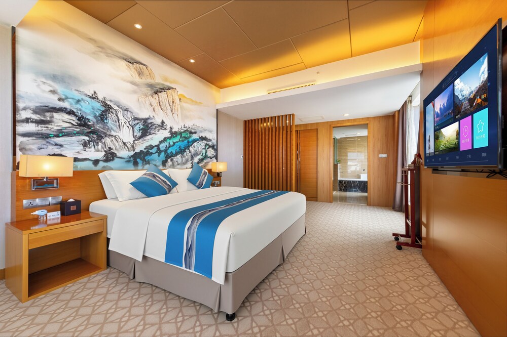 Suite de lujo del hotel Zhangjiajie Huatian. Foto 3