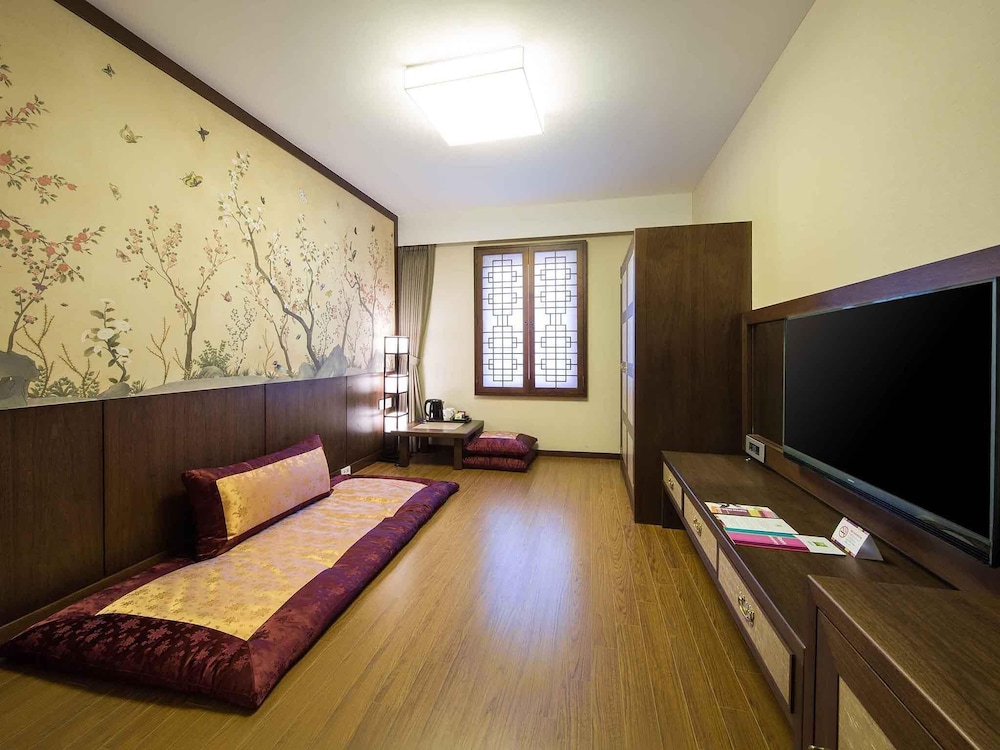 Habitación tradicional estilo coreano - Ondol del hotel Ibis Styles Ambassador Seoul Gangnam