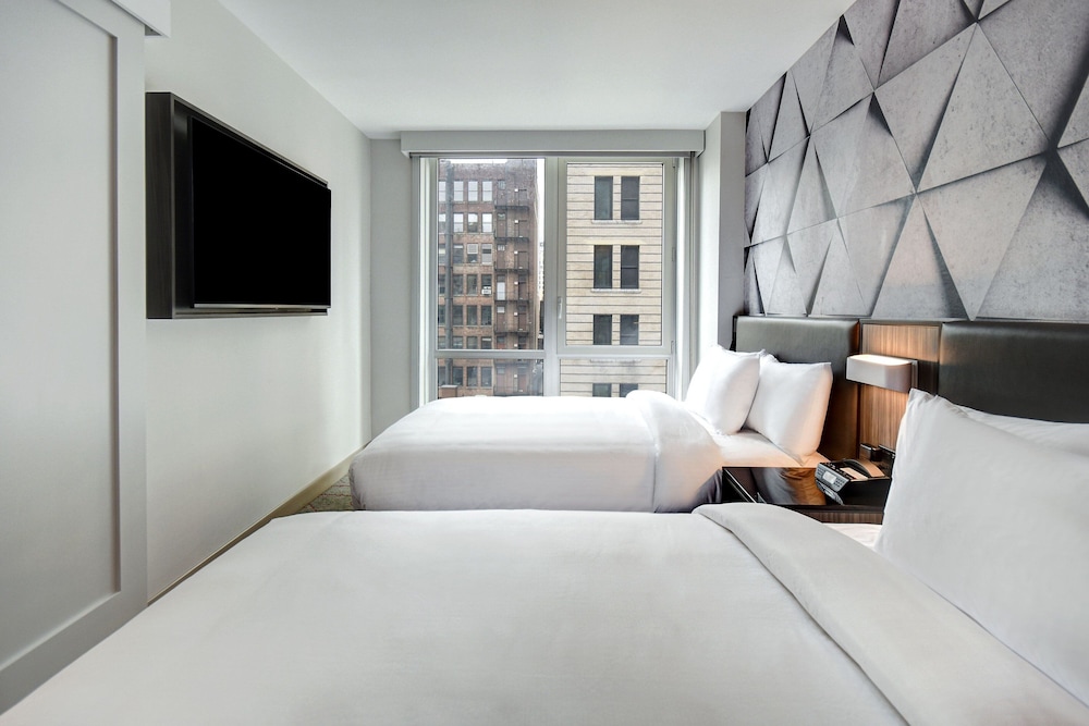Estudio, 2 camas dobles del hotel SpringHill Suites by Marriott New York Midtown Manhattan/Park Avenue. Foto 3