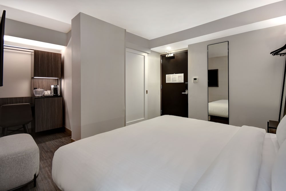 Estudio, 1 cama de matrimonio grande del hotel SpringHill Suites by Marriott New York Midtown Manhattan/Park Avenue. Foto 5