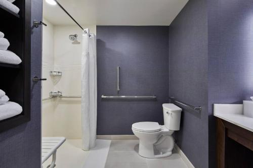 Estudio con cama extragrande y sofá cama - Adaptado para personas con discapacidad auditiva del hotel Residence Inn by Marriott Albany Airport. Foto 7