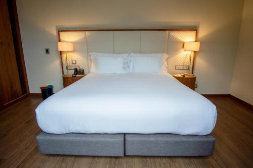 Habitación Doble Deluxe adaptada para personas de movilidad reducida - 1 cama extragrande del hotel Boeira Garden Porto Gaia, Curio Collection By Hilton. Foto 8
