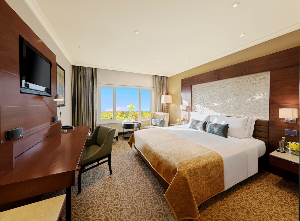 Habitación Taj Club con Cama King y Vista al Enclave Diplomático del hotel Taj Palace, New Delhi