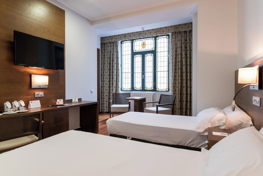 Habitación con 1 cama doble o 2 individuales del hotel Soho Boutique Oviedo