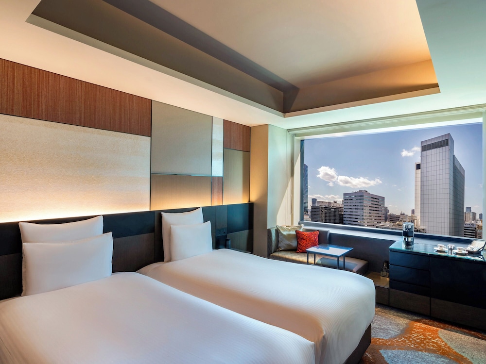 Habitación Deluxe con 2 camas individuales del hotel Pullman Tokyo Tamachi. Foto 3